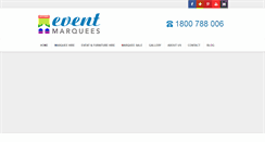 Desktop Screenshot of eventmarquees.com.au